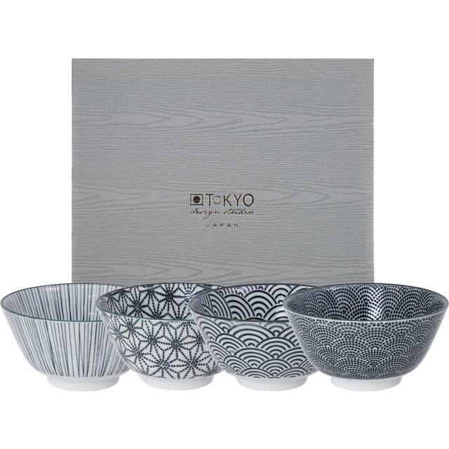Nippon Blue Bowls 4 Pieces, 30 cl