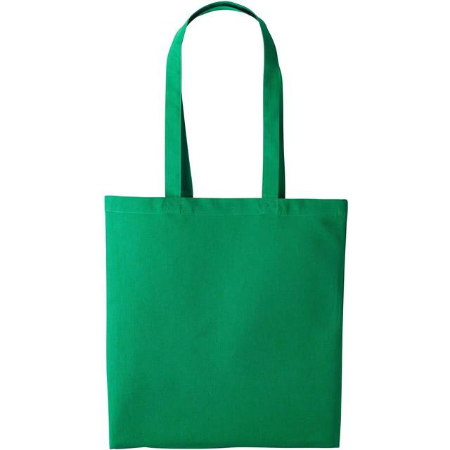 (One Size, Kelly Green) Nutshell Plain Strong Shoulder Shopper Bag