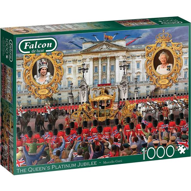 Falcon de luxe Queens Platinum Jubilee 1,000 piece puzzle