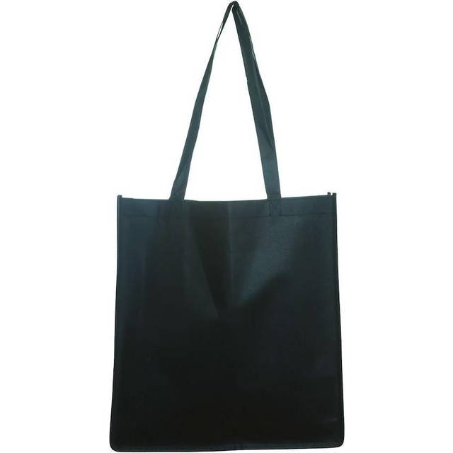 (One Size, Black) United Bag Store Gusseted Tote Bag