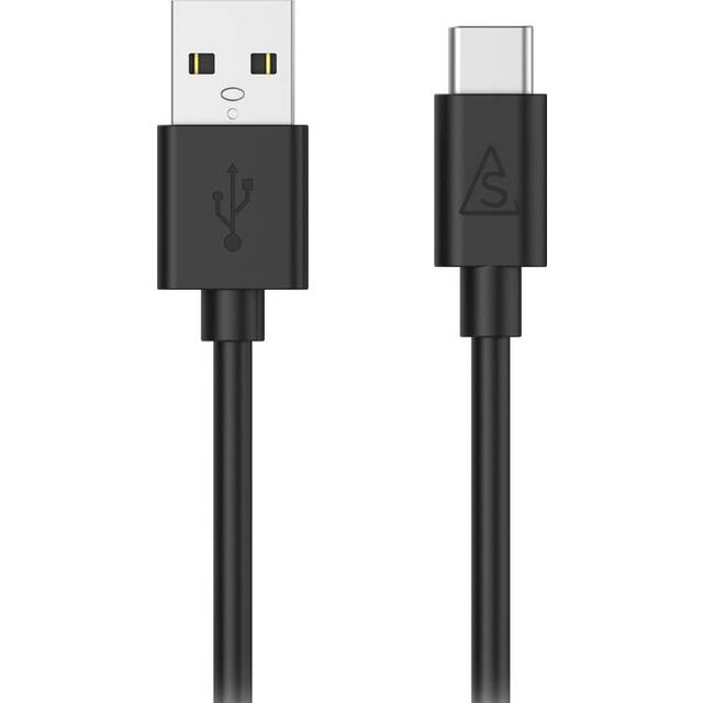 USB-A till USB-C 2.0 Svart - 3m