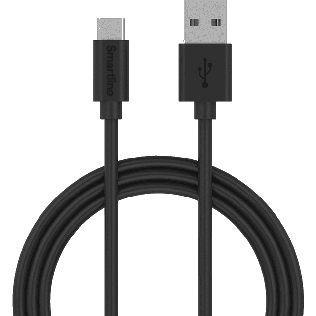 Smartline USB2.0 - USB -C-KABEL 1 M. - SVART