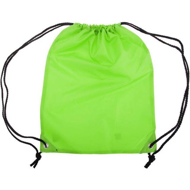 (One Size, Lime) Shugon Stafford Plain Drawstring Tote Bag - 13 Litres