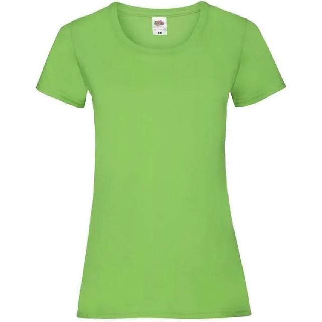 (2XL, Lime) Fruit Of The Loom Ladies/Womens Lady-Fit Valueweight Short Sleeve T-Shirt
