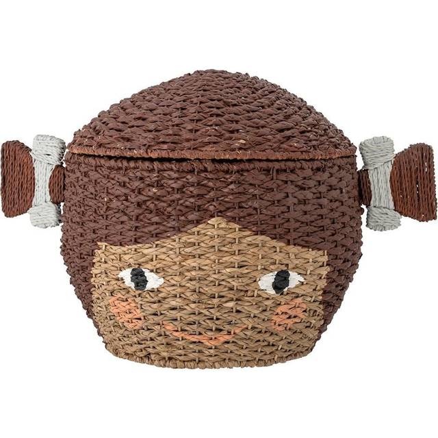 Bloomingville MINI - Korg med lock Lill - Brun