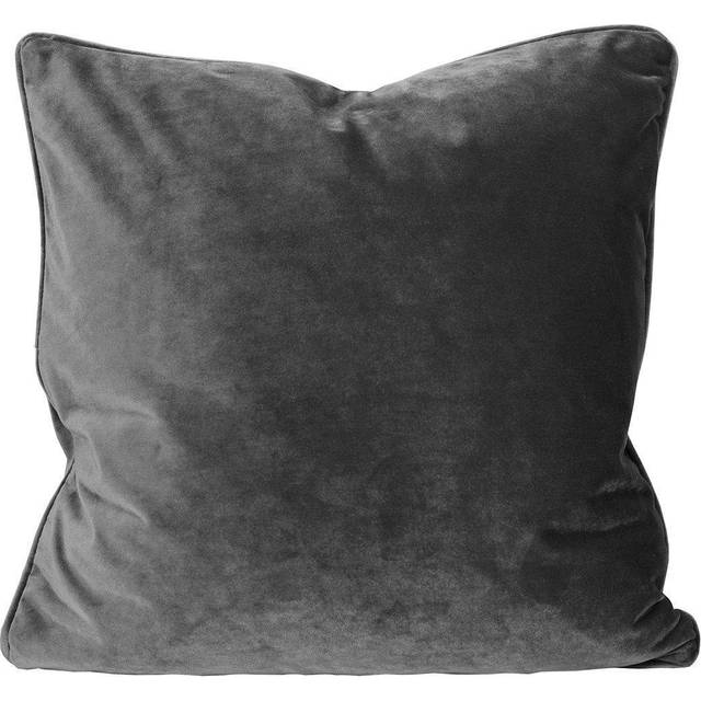 Elise Kuddfodral Sammet, Mörkgrå, 60x60