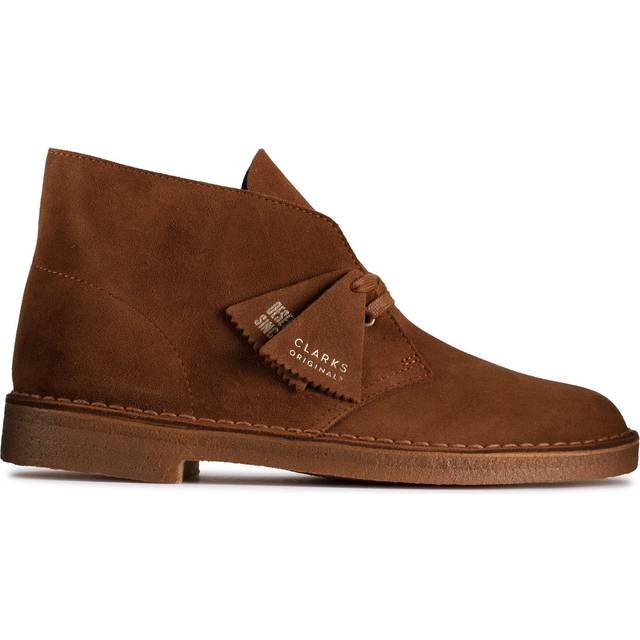 Clarks Originals Brown Suede Desert Boots - Cola Suede - US 11