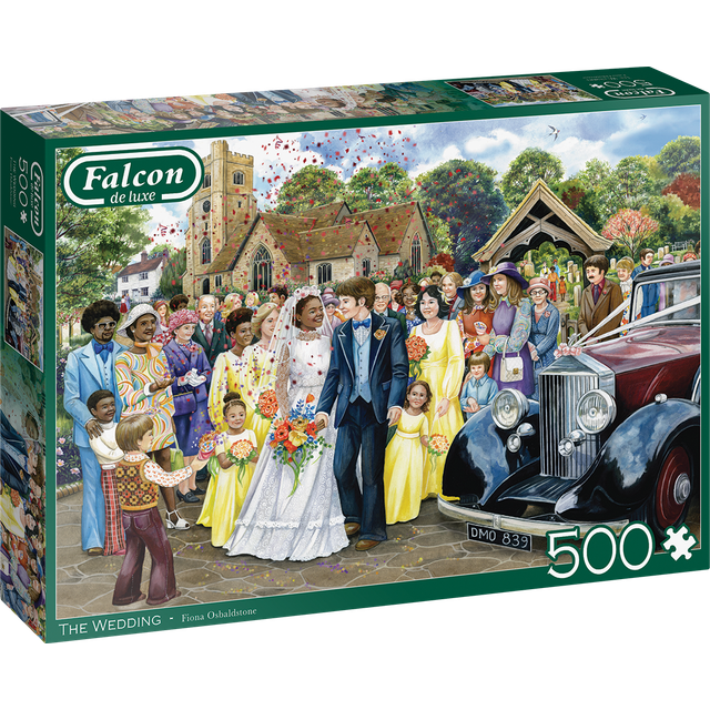 Jumbo Falcon De Luxe The Wedding 500 Piece Jigsaw Puzzle