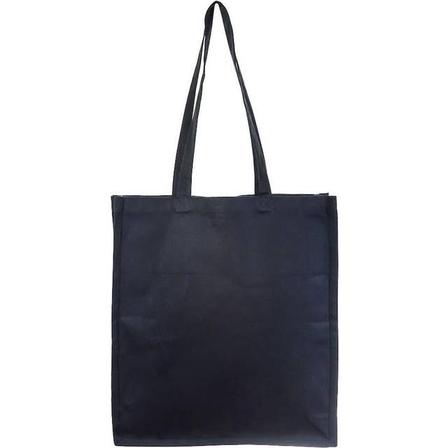 (One Size, Black) United Bag Store Cotton Long Handle Tote Bag
