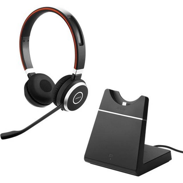 Jabra Evolve 65 UC Stereo med ladestander