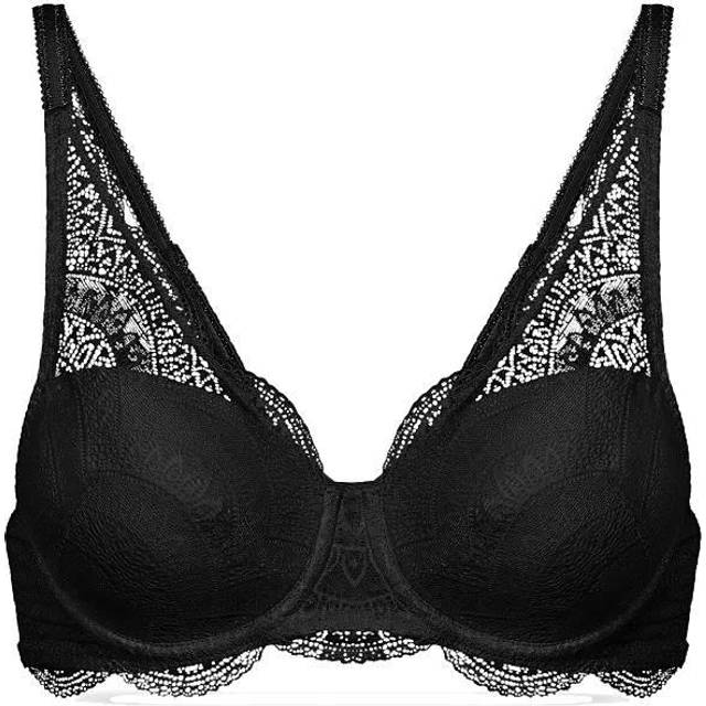 Simone Perele Karma Squared Neckline Spacer Bra - Black - 32E