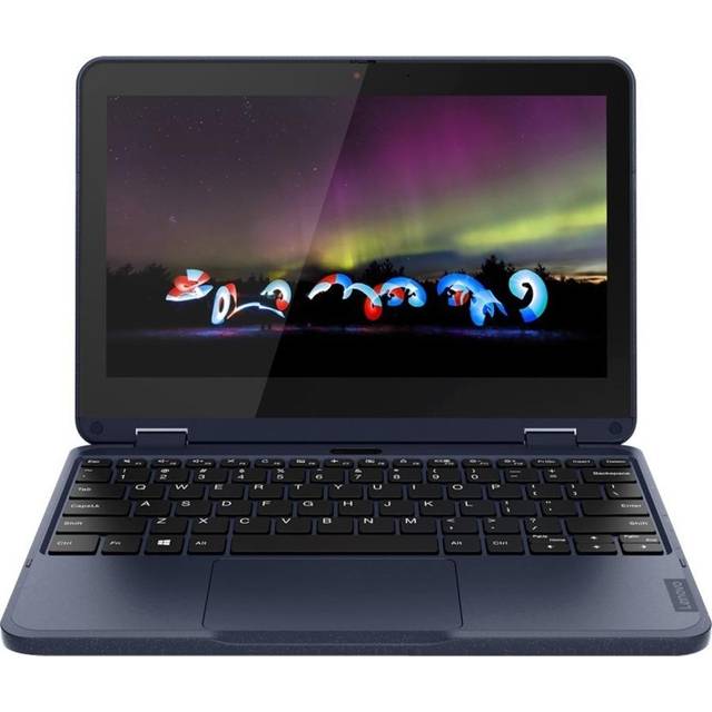 Lenovo 300w Gen 3 (AMD) 3015e Hybrid (2-in-1) 29.5 cm (11.6") Touchscreen HD 4 GB DDR4-SDRAM 128 GB SSD Wi-Fi 5 (802.11ac) Windows 11 Pro Academic UK English Blue