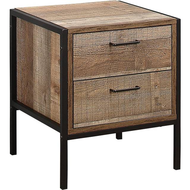 Birlea Urban 2 Drawer Bedside, Brown