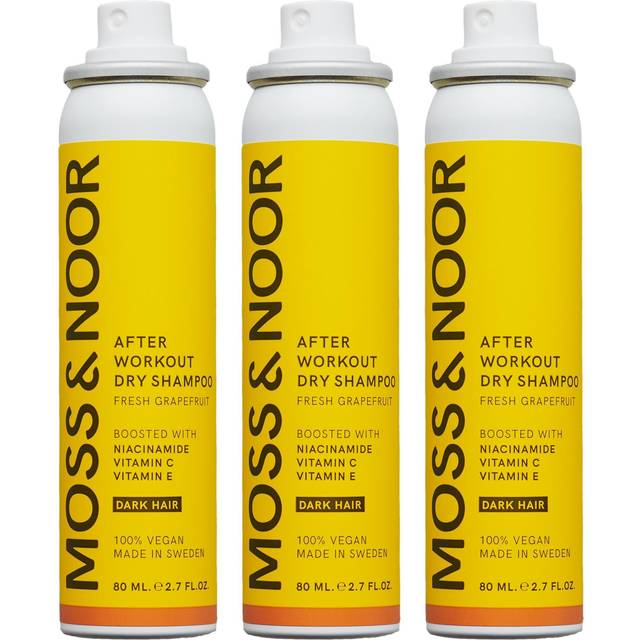 After Workout Dry Shampoo Dark Hair Pocket Size 3 pack - 240 ml