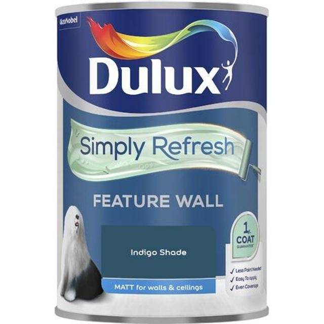 Dulux Simply Refresh Feature Wall Indigo Shade, 1.25L - Blue