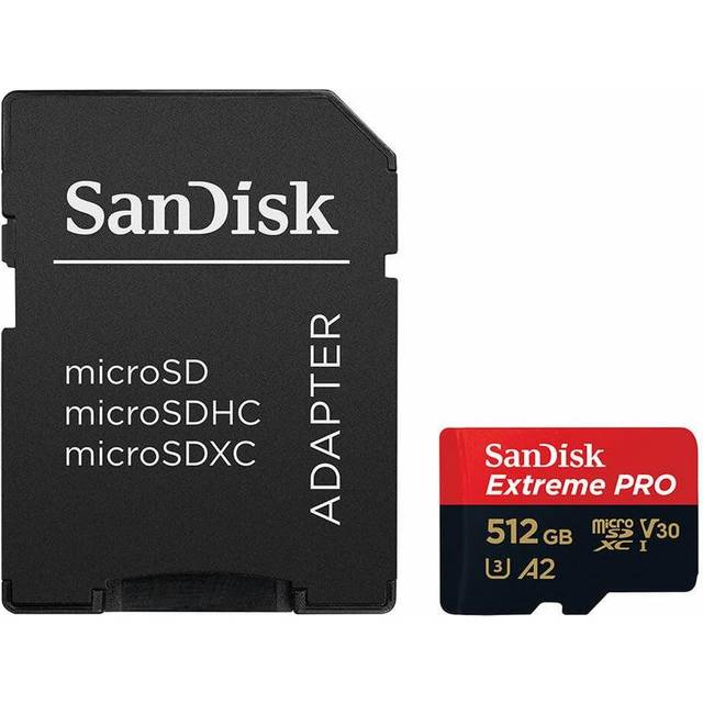 Sandisk Micro SD Extreme Pro 200MB/s Flash Memory Card 512GB