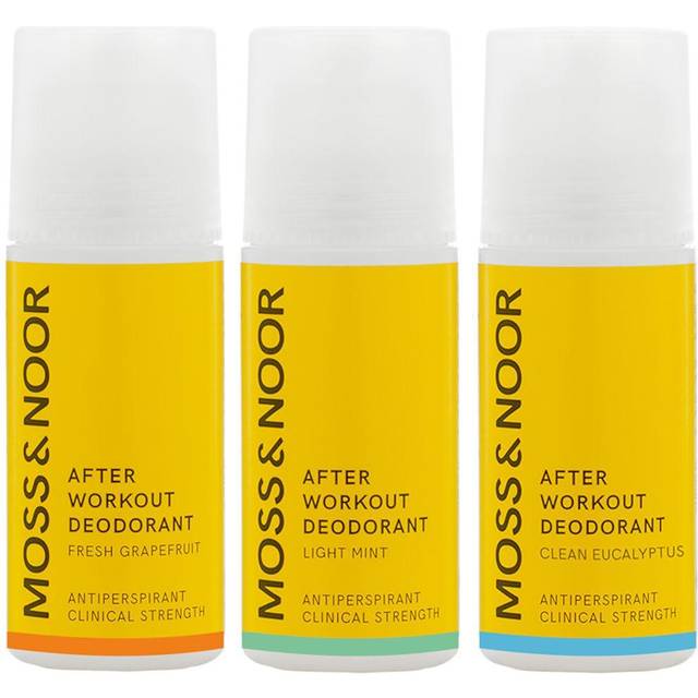 MOSS & NOOR After Workout Deodorant Mixed 3 Pack |Nude |One Size