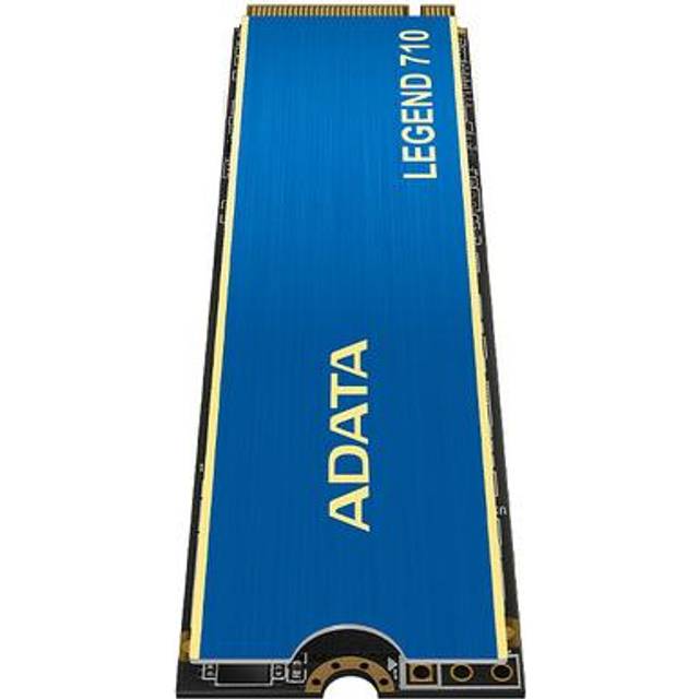 ADATA SSD Legend 710 M.2 512 GB PCIe Gen3 x4 M.2 2280 Solid State Drive, design för Creator Gaming, Läshastighet upp till 2 400 MB/s, 3D NAND, LDPC, AES 256-bitars kryptering