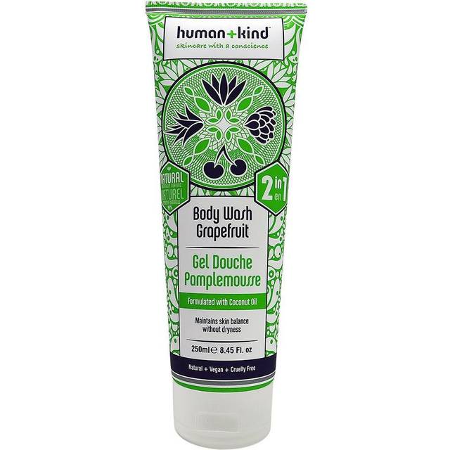 human+kind Body Wash Grapefruit 250ml