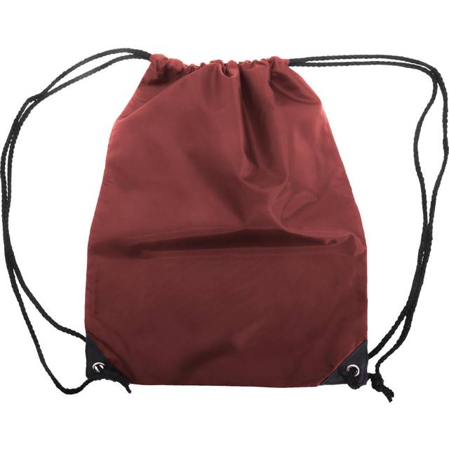 (One Size, Burgundy) Shugon Stafford Plain Drawstring Tote Bag - 13 Litres