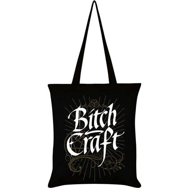 Grindstore Bitch Craft Black Tote Bag One Size black