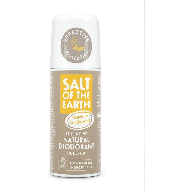 Salt of the Earth - Amber & Sandalwood Natural Deodorant Roll-on 75ml