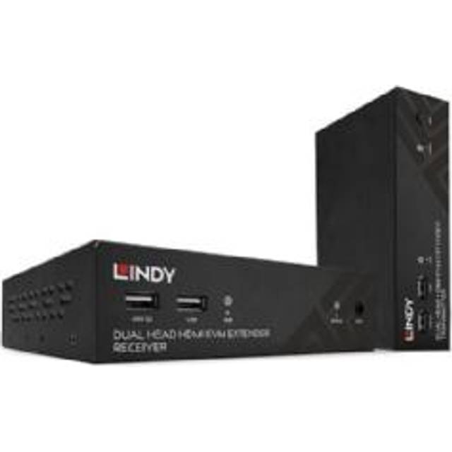 Lindy 100m Cat.6 Dual Head HDMI, USB and RS-232 Extender