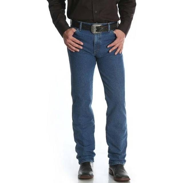 Wrangler Men's 13MWZ Cowboy Cut Original Fit Jean  Prewashed Indigo  31W x 34L