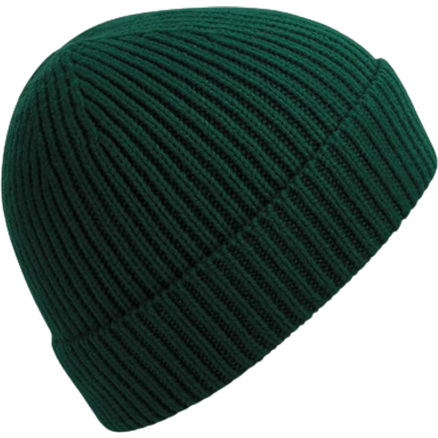 (One Size, Bottle Green) Beechfield Engineered Knit Ribbed Beanie