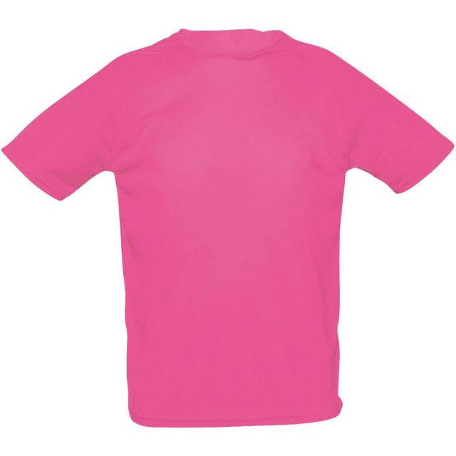 SOLS Mens Sporty Short Sleeve Performance T-Shirt (Neon Pink) - Size 2XL
