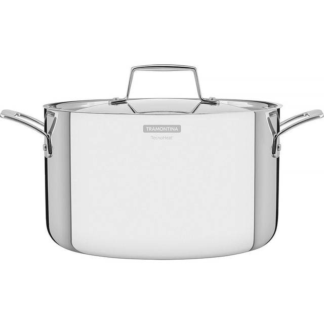 Tramontina Grano 3-PLY Stainless Steel Deep Casserole - Silver (5.8L/24cm)