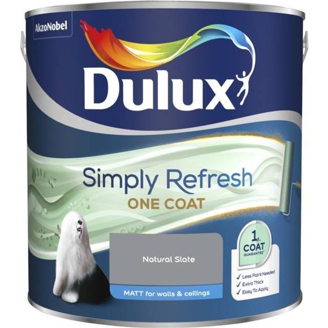 Dulux Simply Refresh One Coat Matt Natural Slate, 2.5L - Cool Neutral