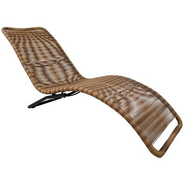Charles Bentley Zanzibar Sun Lounger, Grey