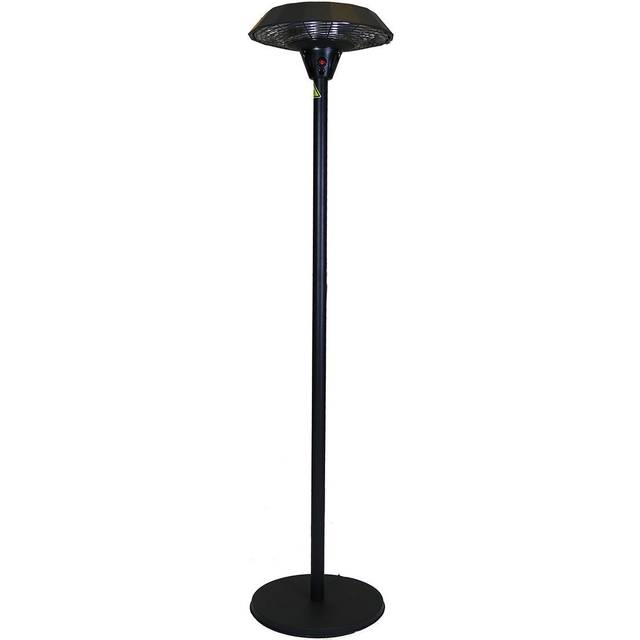 Charles Bentley Electric Floor Standing Patio Heater, Black