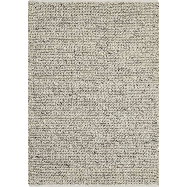 (GREY, 80 x 150 cm) Plain Neutral Handmade 100% Wool Rug Eco Friendly Handmade Natural Colour Area Rugs Large Hallway Runner