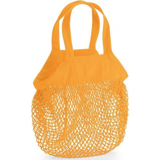 (One Size, Amber Brown) Westford Mill Mini Organic Cotton Tote