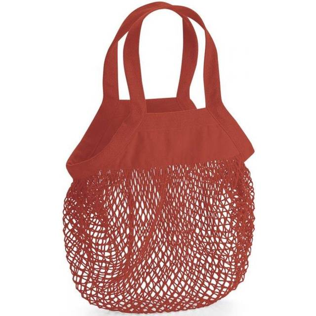 (One Size, Rusty Orange) Westford Mill Mini Organic Cotton Tote