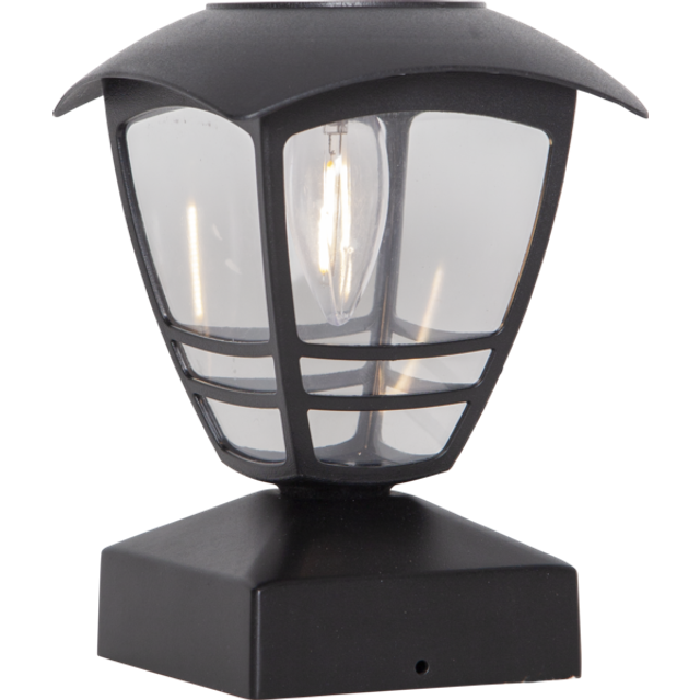 Felix Solcellslampa Lykta 19cm Svart