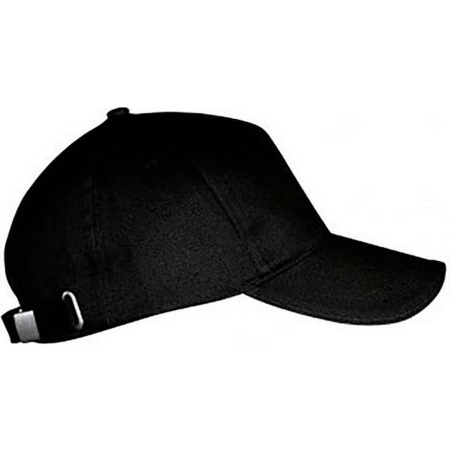 (One Size, Black) SOLS Unisex Long Beach Cap
