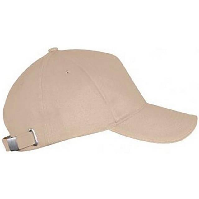 (One Size, Beige) SOLS Unisex Long Beach Cap