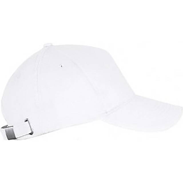 (One Size, White) SOLS Unisex Long Beach Cap