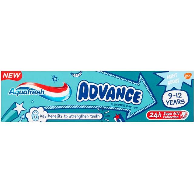 Aquafresh Kids Toothpaste, Advance 9-12 Years