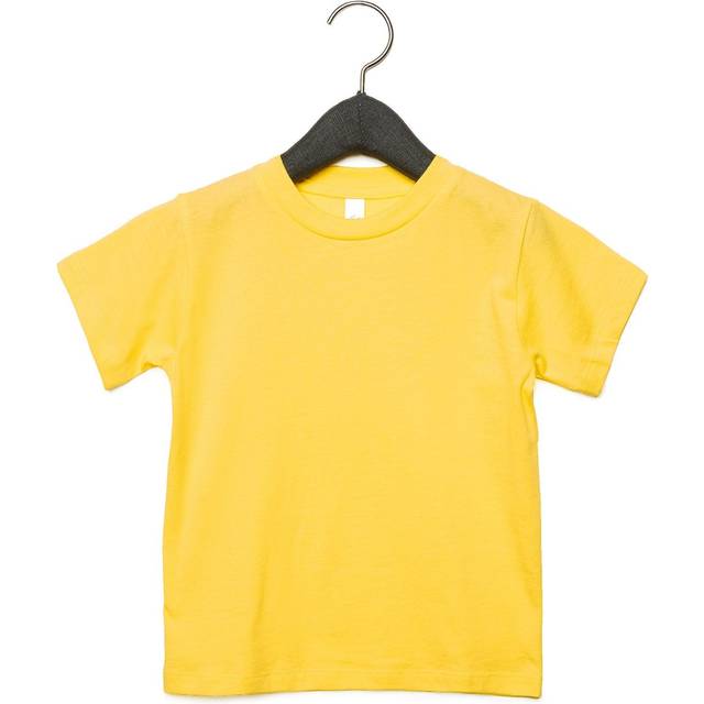 Bella + Canvas Toddler Jersey kortärmad T-shirt 2 Years gul
