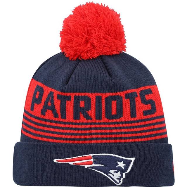 New Era New England Patriots Ombre NFL Football Winter Beanie Bobble Hat - Navy