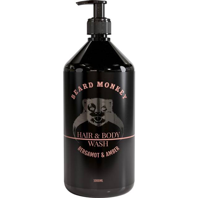 Beard Monkey Hair & Body Wash Bergamot & Amber 1000ml