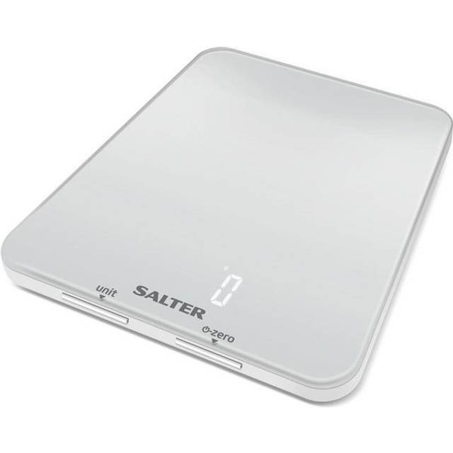 SALTER Ghost 1180 WHDR Digital Kitchen Scales - White, Black