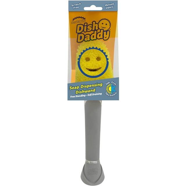 Scrub Daddy Self- Standing Soap Dispensing Dishwand  Silver