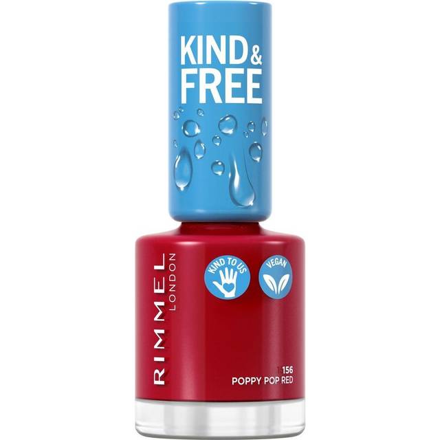 Rimmel London Kind & Free Nagellack 156 Poppy Pop Red 8 ml