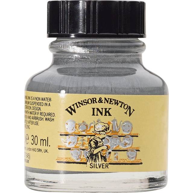 Winsor & Newton Drawing Ink 30ml Silver