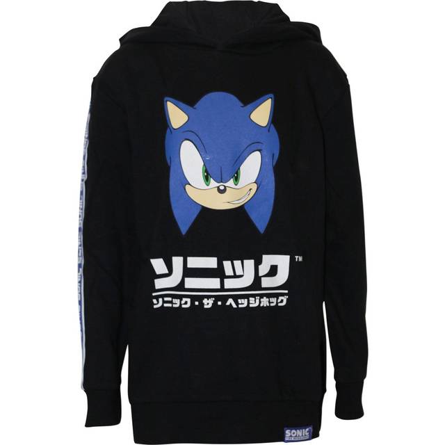 (6-7 Years, Black/Blue) Sonic The Hedgehog Childrens/Kids Hoodie